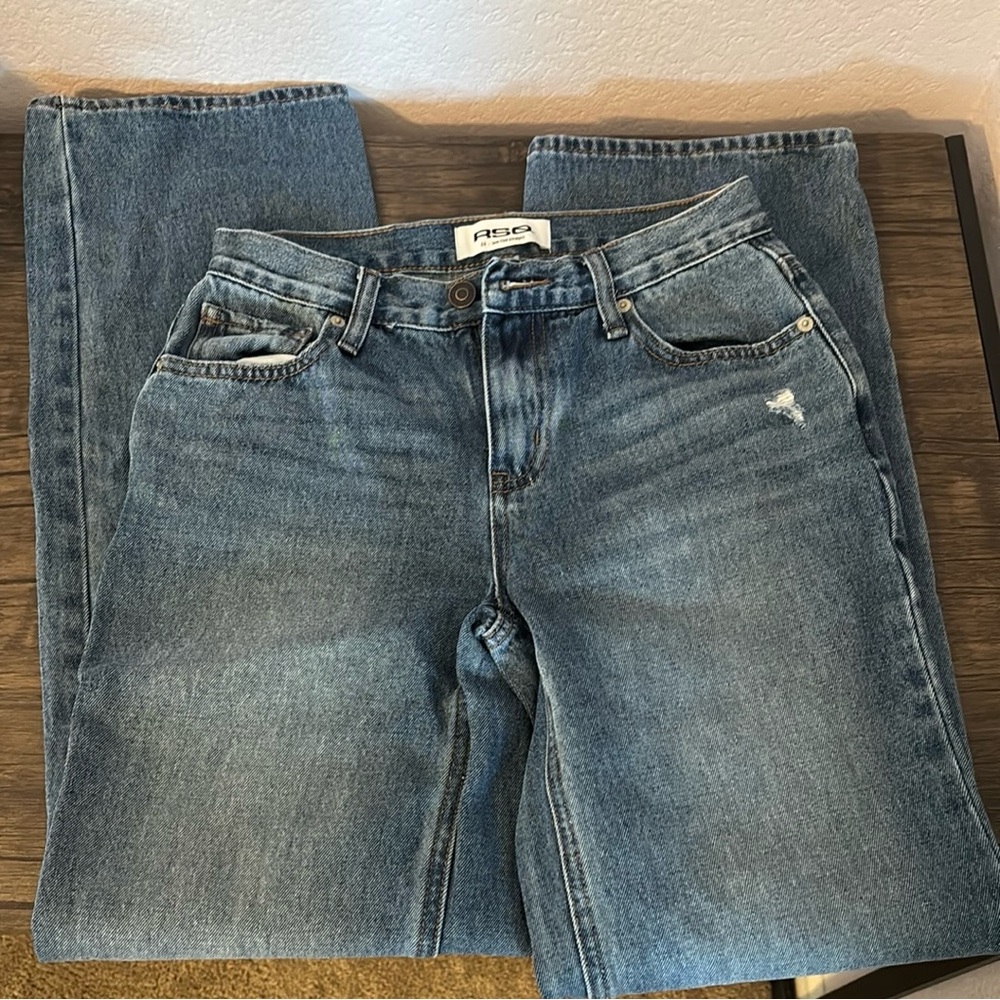 RSQ women’s low rise straight jeans size waist 24